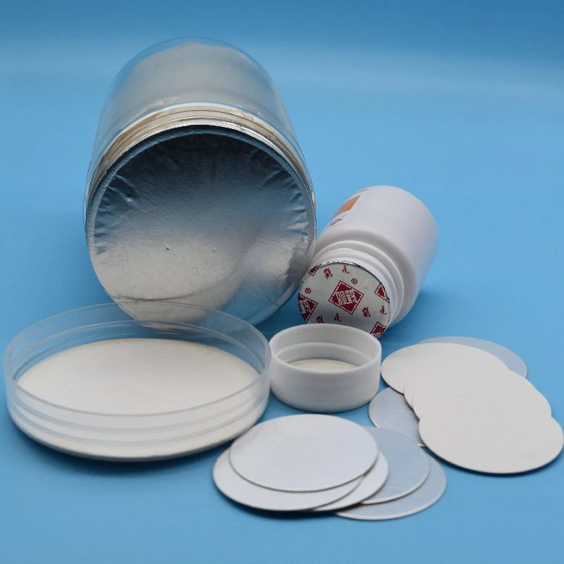Two Piece Aluminum Foil Seal Heat Induction Seal Liner For PET HDPE PP Bottle Container
